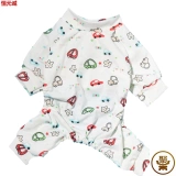 Летняя пижама для маленьких собак, бишон фризе, корги, щенок французского бульдога, весенне-летняя одежда для домашних собак, детская книжная полка бишон фризе