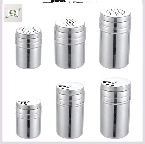 Нордическая коробка порошок горшок с большим приправами кухни спрыгнуть поры из нержавеющей стали разбрызгиваемые коммерческие материалы для барбекю банки для барбекю