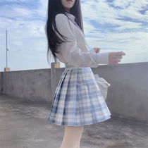 Bai Ming jk skirt set uniform set shirt full set of genuine Japanese college style basic school uniform class dress summer