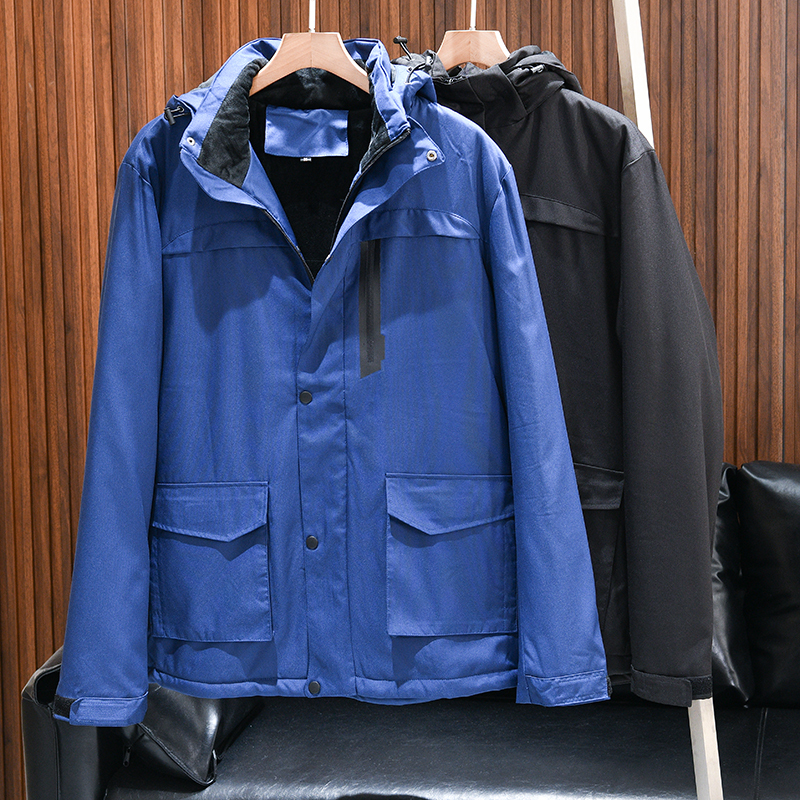 Rare Item! Three-Level Temperature Control Heating! High-End Windproof and Waterproof Autumn and Winter Men's Detachable Hood Jacket from North America Rare Item! Three-Level Temperature Control Heating! High-End Windproof and Waterproof Autumn and Winter Men's Detachable Hood Jacket from North America