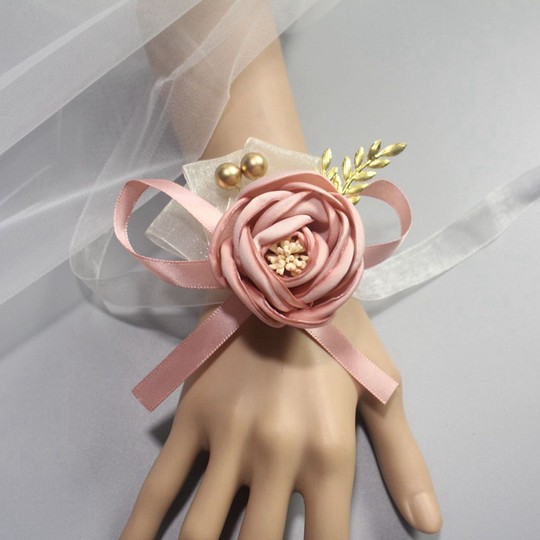 森系伴郎伴娘手腕花结婚胸花新娘新郎胸花结婚新娘手腕花姐妹团