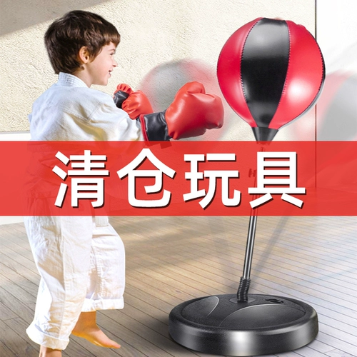 Боксерские перчатки, детская неваляшка, оборудование для тренировок, игрушка, антистресс