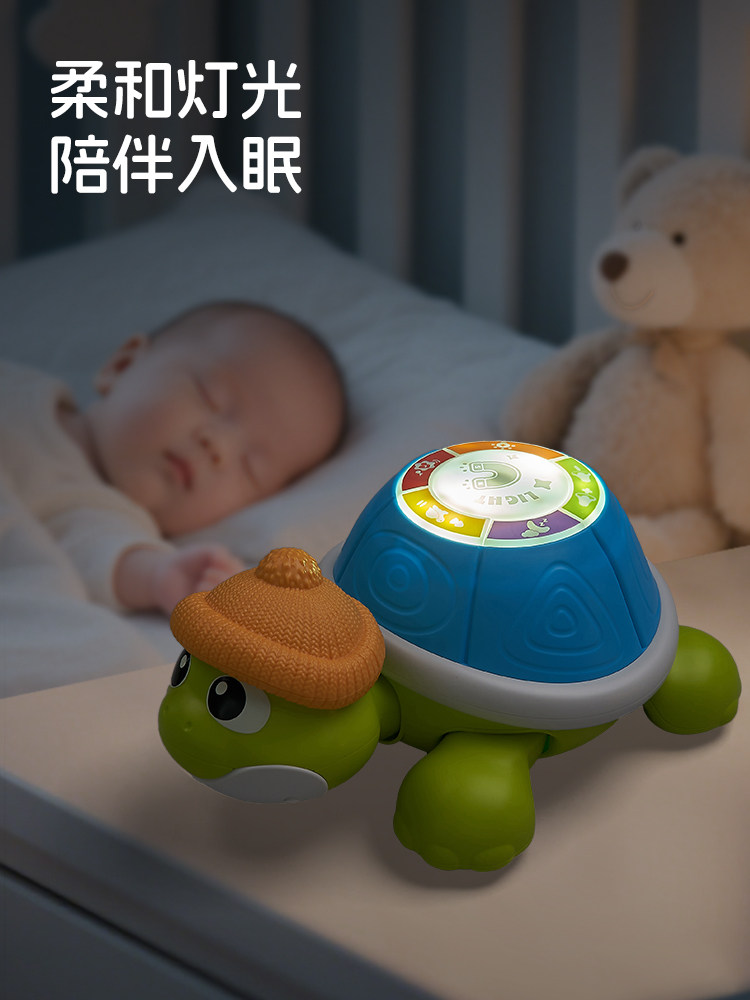 Baby Toys for 0-1 Year Olds, Early Learning Crawling, 3-Row Turtle, 6-Month-Old Baby, Children's Head-Up Training, Crawling, Newborn
