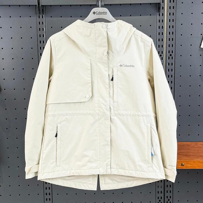 2026 Autumn and Winter New Colombian Outdoor Women's Windproof and Waterproof Quilted Warm Hooded Jacket Xr3802