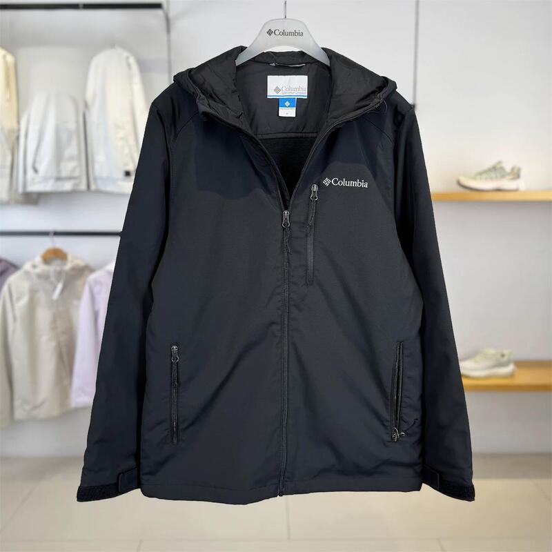 2026 Autumn and Winter New Colombian Men's Outdoor Water-Repellent, Windproof and Warm Cotton-Padded Hooded Soft Shell Jacket We3784 2026 Autumn and Winter New Colombian Men's Outdoor Water-Repellent, Windproof and Warm Cotton-Padded Hooded Soft Shell Jacket We3784