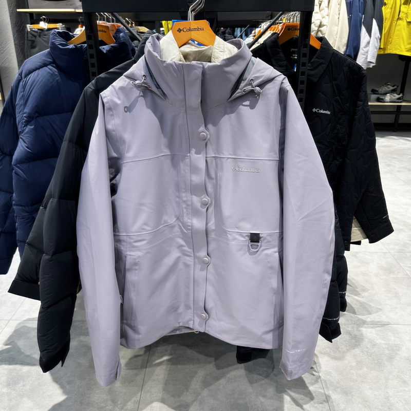 2025 Autumn/Winter New Columbia Women's 700 Fill Power Goose down Warm Waterproof Jacket 3-in-1 Wr5583