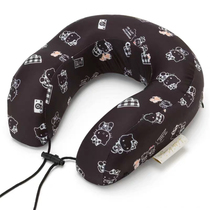 Cute cartoon pillow neck U-shaped pillow neck pillow cervical pillow car travel convenient headrest removable and washable