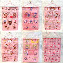 Cartoon Multig Hanging Bag Multipurpose Cashier Bag Dingle kT Bedroom Debris Containing Wall Hanging Bag Wall-mounted Bag