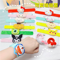 Cartoon creative hand ring plush paparazzi clapping ring male and female couples bracelet opening event Gift corporate giveaway