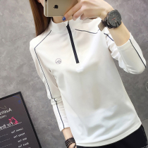 Spring Autumn Outdoor Speed Dry Jersey Woman Long Sleeve Sports T-shirt Mountaineering Fitness Quick Dry Clothes Breathable Loose Running Sports T-shirt