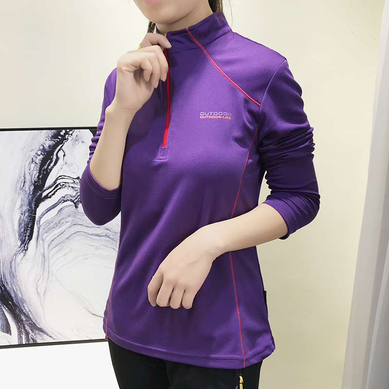 Spring and summer style yoga suit woman long sleeve T-shirt with breathable sports blouse fitness suit running speed dry large size T-shirt woman