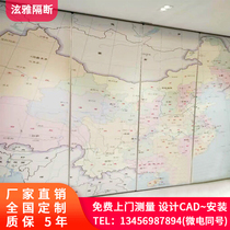 Hotel private room Mobile partition wall office activity soundproof partition wall hotel screen folding door high partition
