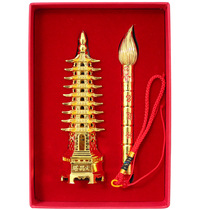 Alloy Wenchang Tower Wenchang Pen Gold List Named Wenchang Pen Wenchang Tower Home Furnishings