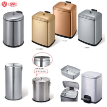 Round Tea Barrel Tea Residue Barrel Tea Bucket Tea Bucket Small Number Home Tea Leaf Leaking Tea Water Bin tea Tea Bucket Stainless steel