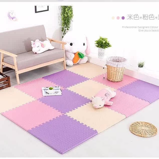 Bedroom climbing pad crawling pad thickened sponge children's foam pad puzzle stitching floor mat floor mat tatami