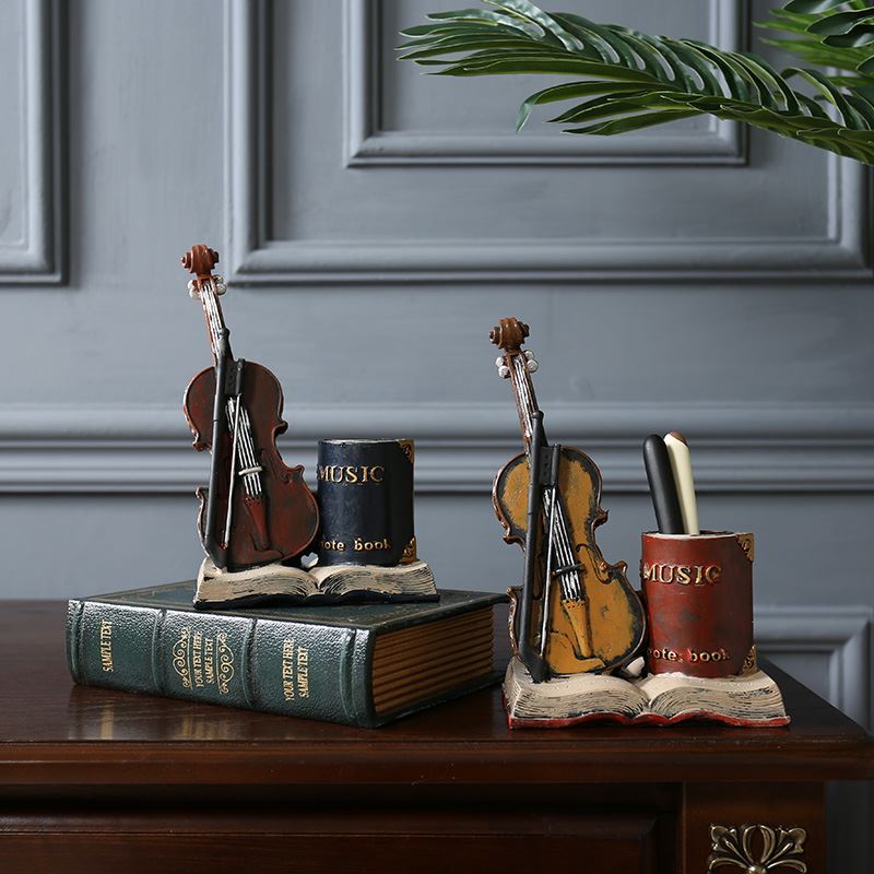 Decoration decorations on the piano interior modern light high-end creative museum shelf living room TV cabinet decoration design