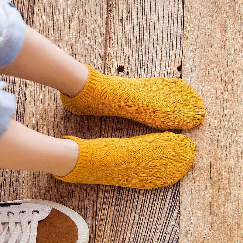 Socks Children's Day Thick Line Pure Cotton Short Socks Shallow Mouth Original Absorb Sweat Socks Light Retro Low Bunch Sports Socks Full 200 Minus 10 10