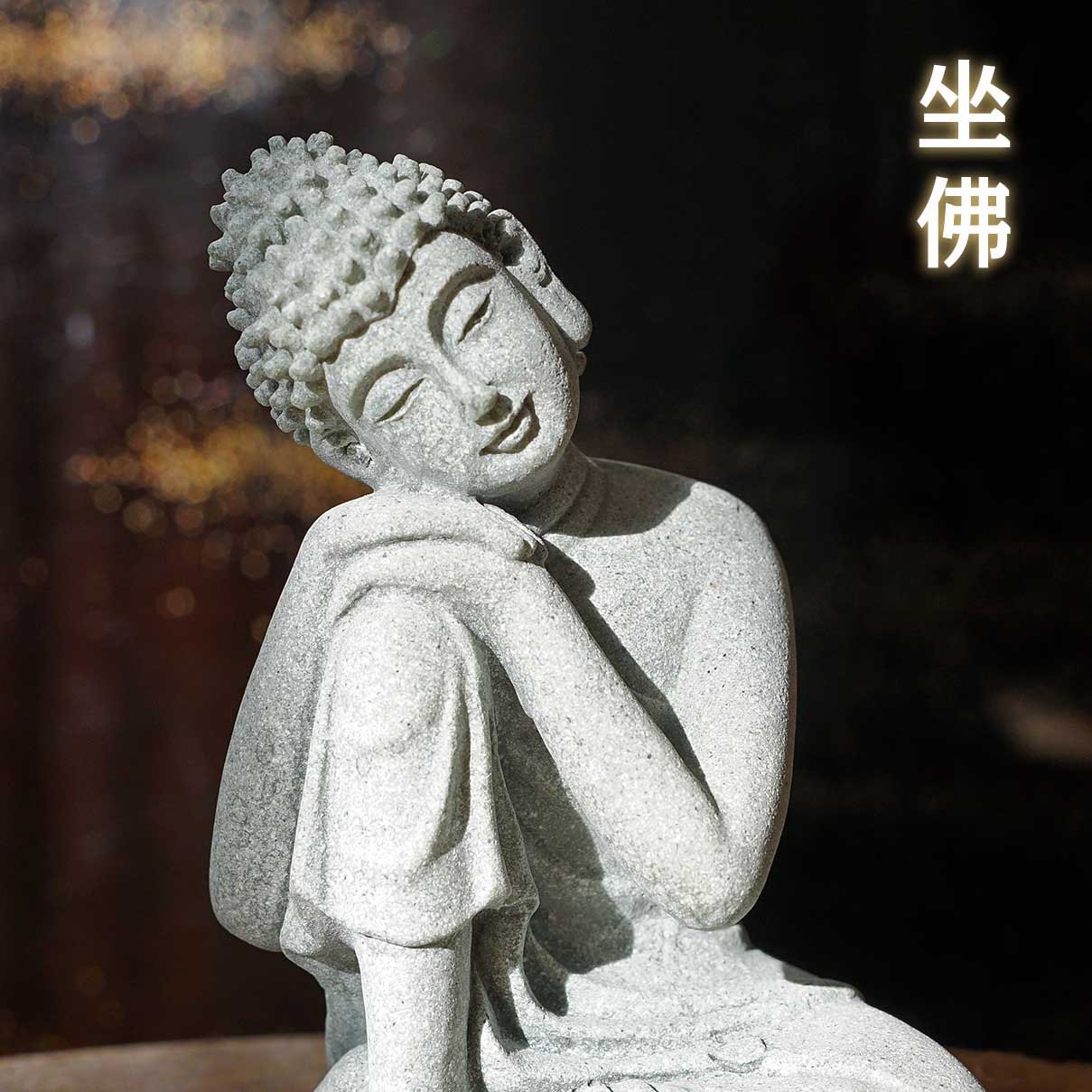 Buddha micro-landscape landscaping Buddha statue decoration flower pot atmosphere high-end water dry landscape decoration living room Zen Chinese style