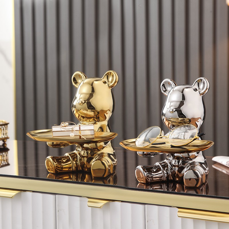 Advanced Sense Fruit Disk Accessories Front Desk Pallet High-end Creative Candy Disk Light Luxury Dry Fruit Disk