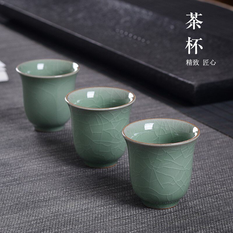 Buddha hall utensils for water cups for Buddha cups ceramic Buddha high-end creative worship gods tribute cups tribute wine cups utensils decoration