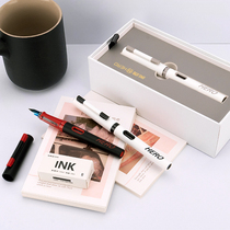 HERO 398 antibacterial pen two-color gift box set for Office students special calligraphy men high-grade pen gift high-grade girl value gift custom lettering