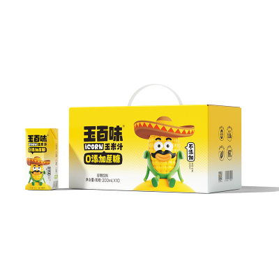 玉百味鲜榨玉米汁0添加蔗糖饮品