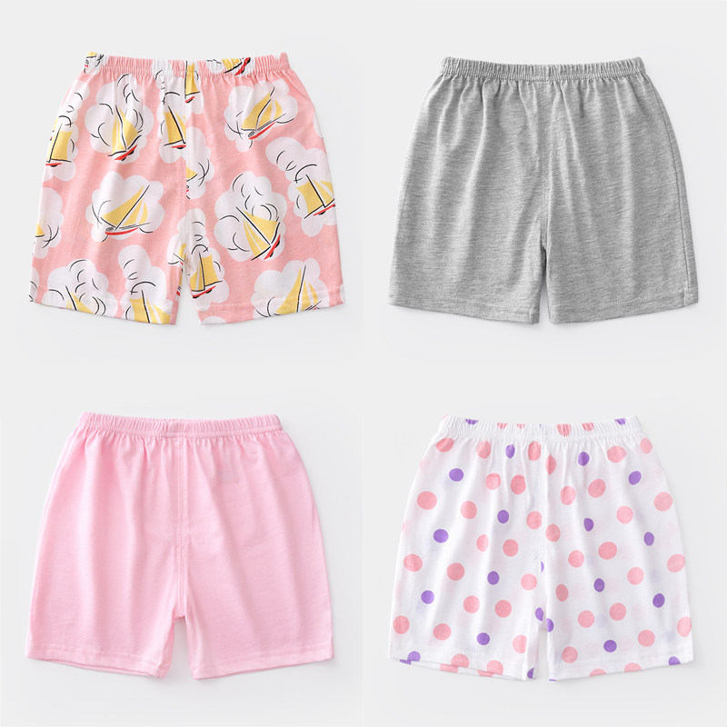 Male and female baby sports hot pants girl outside wearing 50% pants boy thin baby boy summer clothes casual pure cotton shorts