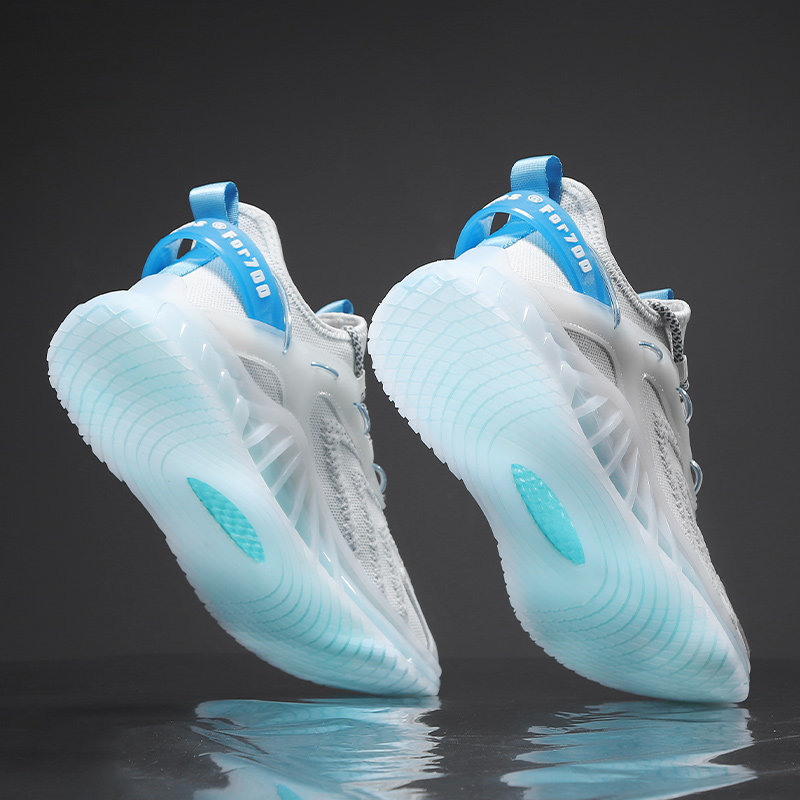 Hongxing Erke Guochao men's shoes deodorant dad all-match autumn breathable flying woven coconut sports casual running shoes increase