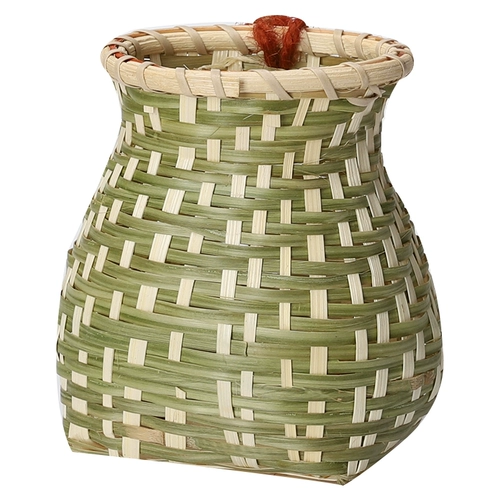 Чайный выбор бамбуковой корзины маленькая корзина Back Bamboo Bamboo Плетение бамбука бамбука бамбуко