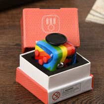 Decompression dice anti-Irritability Anxiety decompression button toy Rubiks cube block vent artifact boy toy adult decompression
