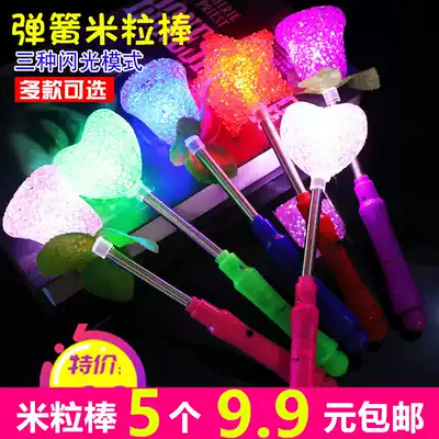 Star stick Particle light Shaking stick Shaking head Rose light Flash stick Party fluorescent stick Concert luminous stick Wholesale