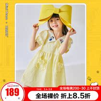 (Snoopy) PEACEBIRD childrens dress childrens dress childrens princess skirt summer spring puff sleeve skirt Ole