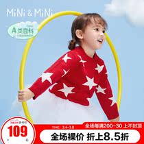 minipeace PEACEBIRD childrens clothes autumn winter girls stars baby baby sweater tide Korean version of the foreign air Ole