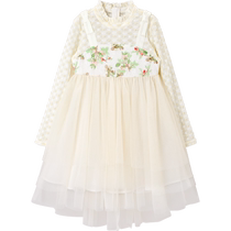 (Princess Series) minipeace PEACEBIRD Childrens Dress Spring Mesh Skirt Outlet
