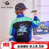 minipeace PEACEBIRD boyswear boys coat childrens jacket contrast loose spring new top tide Ole