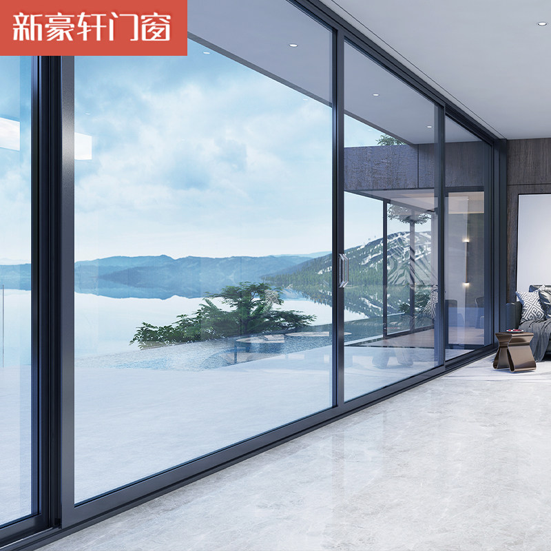 Xinhao Xinhao Door and Window Villa Living Room Picasso Heavy-duty narrow-side glass sliding door aluminum alloy door
