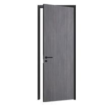 Xinhaoxuan – porte en bois écologique porte plate ignifuge pour chambre à coucher insonorisée porte magnétique silencieuse en aluminium # K-1-01