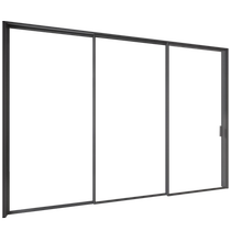 Xinhaoxuan doors and windows kitchen hanging rail sliding door Edge10 extremely narrow invisible partition sliding door glass door customization