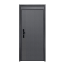(Championship) Italian steel-wood armored door gray entrance door