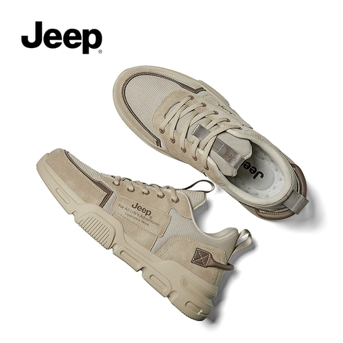 Jeep, джип, спортивная демисезонная дорожная повседневная обувь для отдыха, 2024 года, новая коллекция, из натуральной кожи