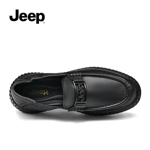 Jeep, джип, обувь, мужские спортивные туфли для отдыха для кожаной обуви на платформе, из натуральной кожи