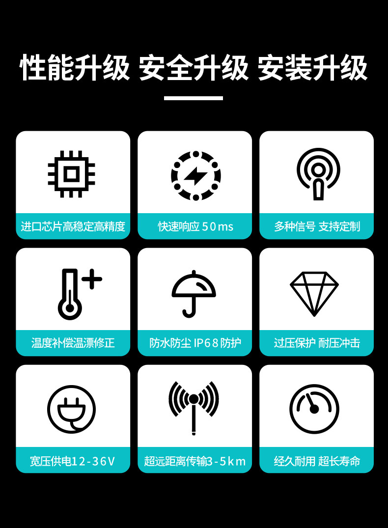 Уровнемер жидкости 正润无线消防水位水池水箱控制显示报警箱4g投入式液位计传感器 Zhengrun