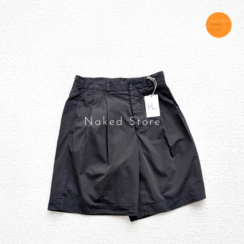 In Stock Herill Ripstop Chino Japanese-Made 200S Double Yarn Ripstop Ink-Dyed Distressed Shorts 26Ss