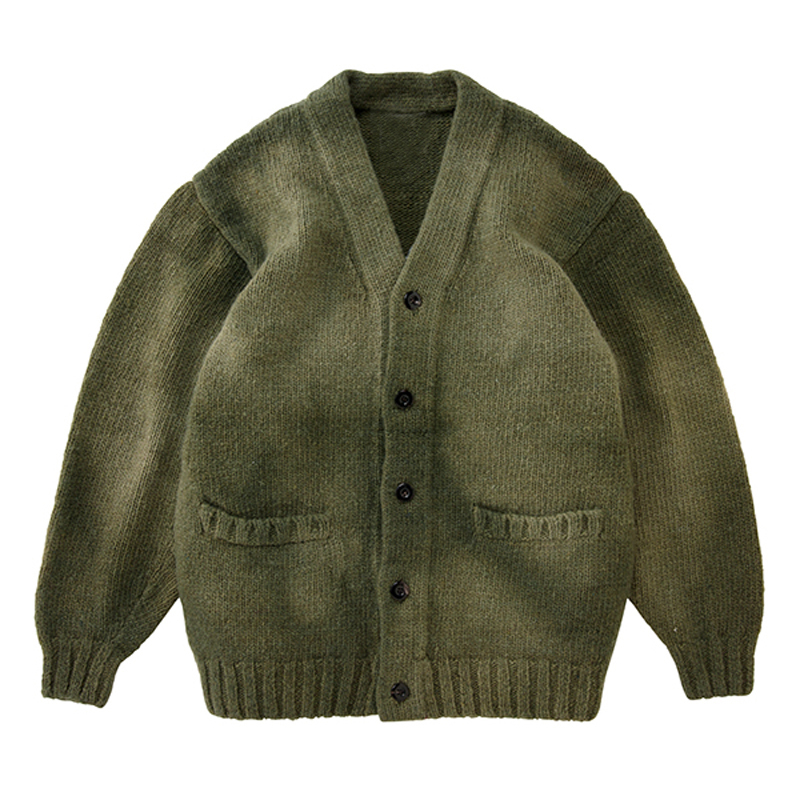 Visvim Fil 19Aw Selmer Long Cardigan Tie-Dye Wool Sweater Cardigan Sweater Coat Visvim Fil 19Aw Selmer Long Cardigan Tie-Dye Wool Sweater Cardigan Sweater Coat