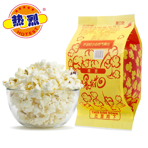 Hotest 热烈 微波炉爆米花 奶油味 100g*5包 天猫优惠券折后￥7.9包邮（￥12.9-5）10包￥14.9