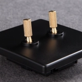 Ретро латунный переключатель, черная световая панель, скандинавский стиль