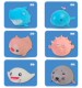 5-Pack Inflatable Ocean Animal Balloons, Shark, Pufferfish, Inflatable Wave Balls, Soft and Cute Animal Children's Fun Toys
