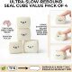 Cross-border cute seal dumpling pinch white square tofu ball soft and waxy feel adult decompression ball office toy