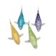 3-Pack of Realistic Ocean Animal Maltose Shark Squishy Toys, Decompression Manta Ray Devil Fish Fun Children's Toys