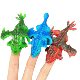 5 Pack Finger Catapult Dinosaur Catapult Flying Dragon Toy to Vent and Decompress Soft Rubber Kidsren's Toy Stretching Slingshot